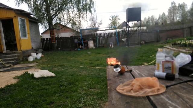 Как горит солярка
