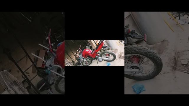 Suzuki GS 150 Modified into Africa Twin Adventure