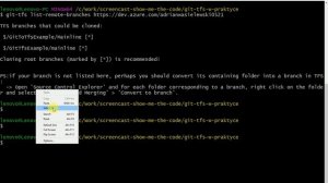 Git-tfs w praktyce - Screencast