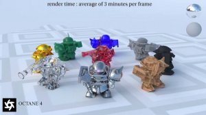 Render Comparison Test 12  - Redshift, Arnold, V-Ray, Mantra, RenderMan, Octane -