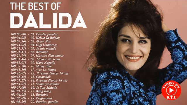 DALIDA Greatest Hits - DALIDA Best Hits - DALIDA Full Album 2021