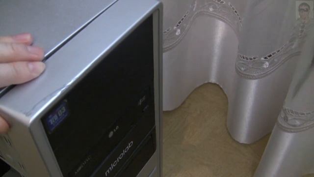 Как снять переднюю панель системного блока компьютера.Как снять переднюю крышку корпус ПК. смотреть онлайн