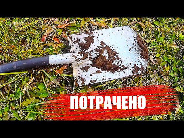 Копал ОКС, сломал АЛЮМИНИЕВЫЙ Фискарс! Самая поздняя смородина ещё висит. смотреть онлайн