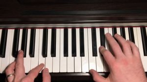 HOW TO PLAY BLUES BOOGIE WOOGIE PIANO RIGHT HAND FOR BEGINNERS C BLUES SCALE RIFF #4 (LESSON 4) FRE