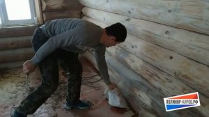 Утепление деревянного дома ПОЛИНОРом