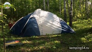 Как установить палатку  LY 1609 (4 места, 2 комнаты ) - инструкция по сборке