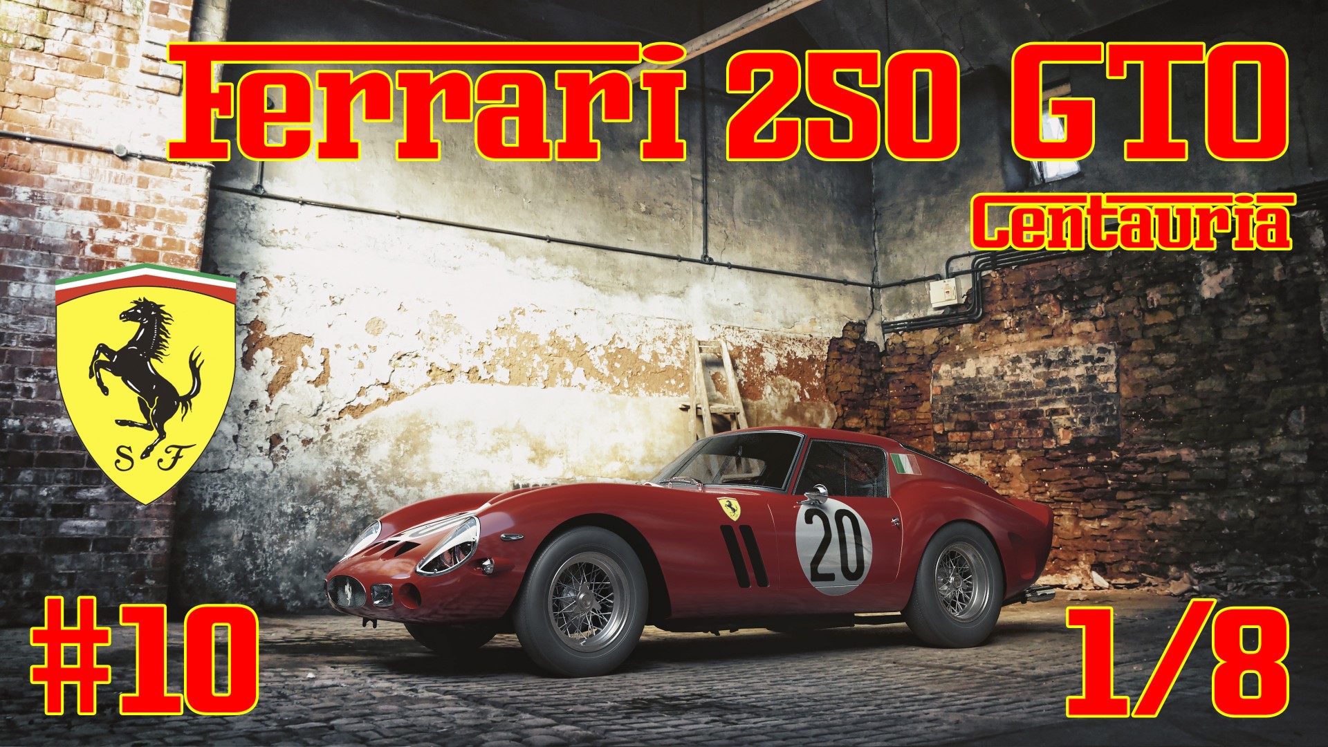 Сборка Ferrari 250 GTO - Part 10 | Centauria | 1/8