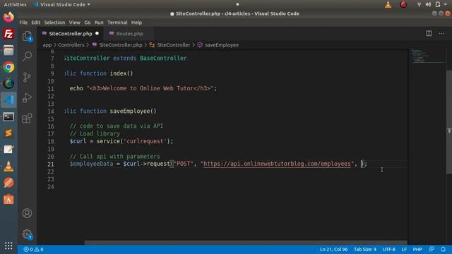 Advance CodeIgniter 4 Framework Tutorials #18 | cURL POST Request Example Tutorial