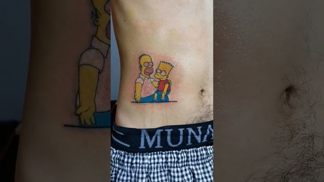 the simpsons tattoo