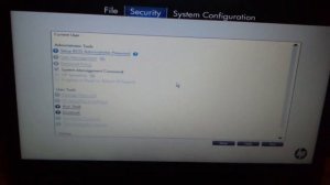 HP ProBook 6460b - funkcje BIOSu