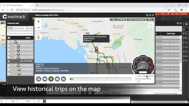 How to View Historical Report | Meitrack GPS Tracking Software MS03 смотреть онлайн