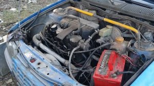 Опель Кадет 1.6 дизель попытка завести двигатель, после года без движения.
