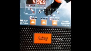 Fubag Intig 200 AC/DC Pulse первое включение.