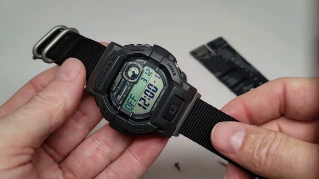 How to replace strap band on Casio G-Shock GD350 with JaysAndKays Metal adapters смотреть онлайн
