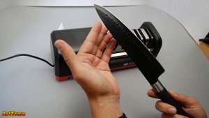 Идея бизнеса с минимальными вложениями | Быстрая заточка кухонных ножей на электроточилке TAIDEA