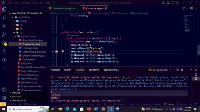 Java Tutorial: Mastering Java Constructors: Constructor Concepts, Examples, and Best Practices