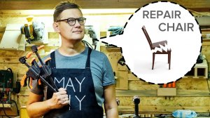 How to Repair a Wooden Chair /  Restoring An Old Stool