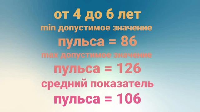 Пульс и его норма для ребенка #пульсуребенка#здоровьеребенка