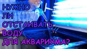 НУЖНО ЛИ ОТСТАИВАТЬ ВОДУ? ЕСТЬ ЛИ ХЛОР В ВОДОПРОВОДНОЙ ВОДЕ?