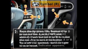 Honda Insight Service Light Reset