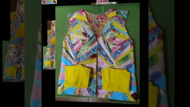 СОЛНЕЧНАЯ ЖИЛЕТКА из лоскутков для внучки! #лоскутноешитьедляначинающих #пэчворк #крези #роза #diy смотреть онлайн