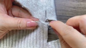 Как укоротить свитер если он слишком длинный