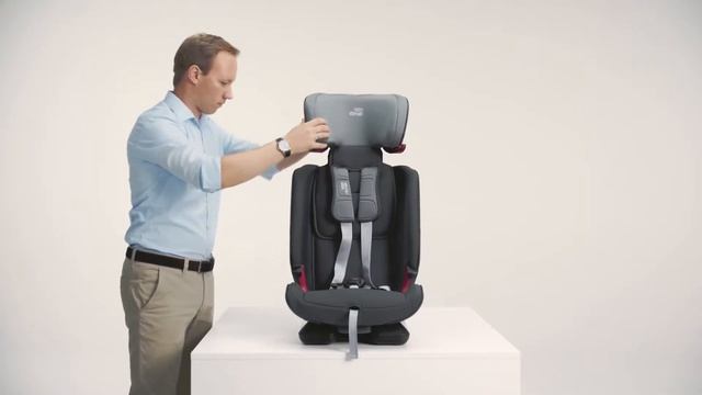 Как снять чехол с детского автокресла Britax Romer ADVANSAFIX IV R смотреть онлайн