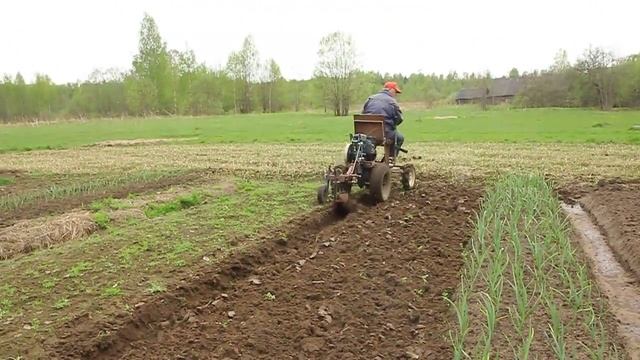 Минитрактор из мотоблока нева МБ1 подьемный механизм смотреть онлайн