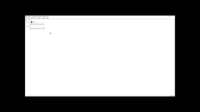 Python If Else