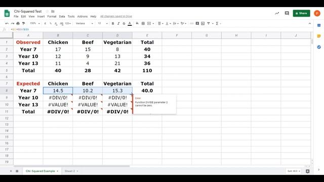 Google Sheets: Performing a Chi-Squared Test смотреть онлайн