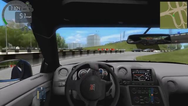City Car Driving 1.4.1||Gameplay #2||Nissan GT R 2015|| HD|| смотреть онлайн