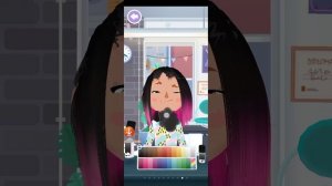 играю в игру toca hair salon 3 делаю смешные прически и модные причёски