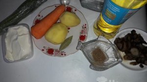 Сырный суп с грибами в мультиварке