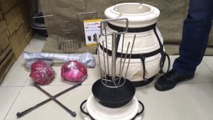 Аксессуары для тандыра : Тритон с чугунной сковородой Д21?