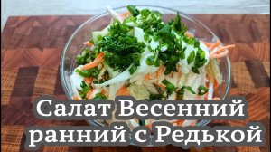 Салат Весенний (с редькой )