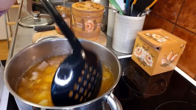 ??tatti-ohraryyni lihakeitto , грибной суп с перловой крупой, очень вкусно смотреть онлайн