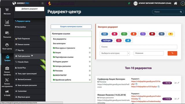 Сервис для бизнеса в интернет GOODLY PRO - Обзор