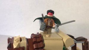 LEGO Levi v The Beast Titan | Attack On Titan LEGO MOC