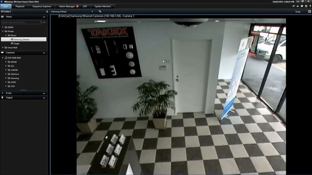 Samsung SNF-8010 5MP 360 Deg Fisheye IP Camera смотреть онлайн