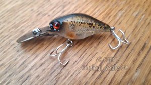 Копия воблера - Jackall Diving Chubby 38 - Течение держит. Летит. Ловит - с Алиэкспресс