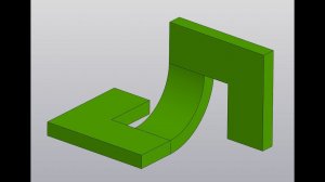 Видеоуроки Компас 3D V18. Изгиб детали. Операция по сечениям с осевой линией.