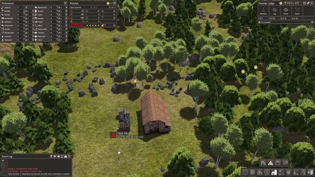 Banished - Hardest playthrough! Episode 1 - Gettings started and surviving the first winter ! смотреть онлайн