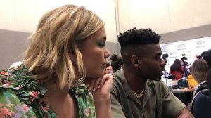 Aubrey Joseph and Olivia Holt for Cloak and Dagger at Wondercon 2019!