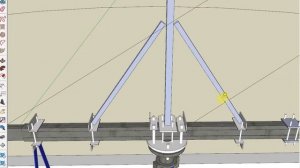 Проект мини крана для возведения стен из газоблока Проектирование разборного крана