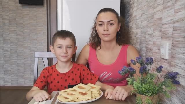 Песочное печенье с карамельными СЕРДЕЧКАМИ Песочное тесто рецепт