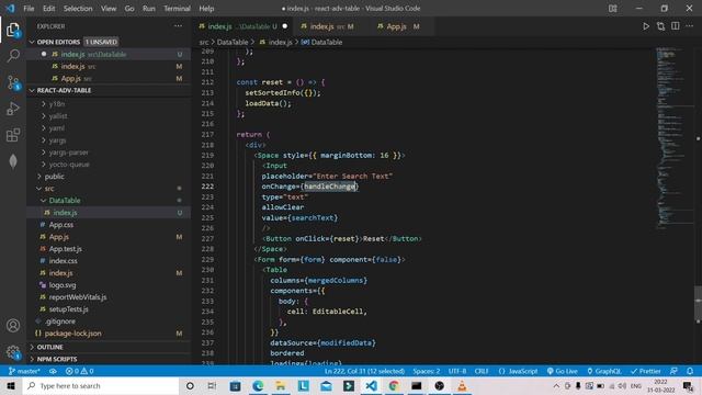 Build Advanced Data Table in React using Ant Design смотреть онлайн