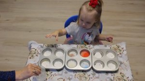 Игры с детьми, эксперимент №1 сода и раствор лимонной кислоты.