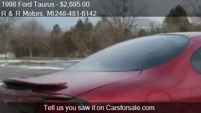 1998 Ford Taurus SHO - for sale in Waterford, MI 48328
