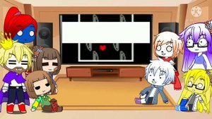 undertale react to bad time trio/андретейл реакция на bad time trio