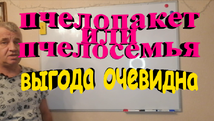 Пчелопакет или пчелосемья. Что выгоднее при покупке. смотреть онлайн